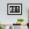 Three White Horses Wall Art