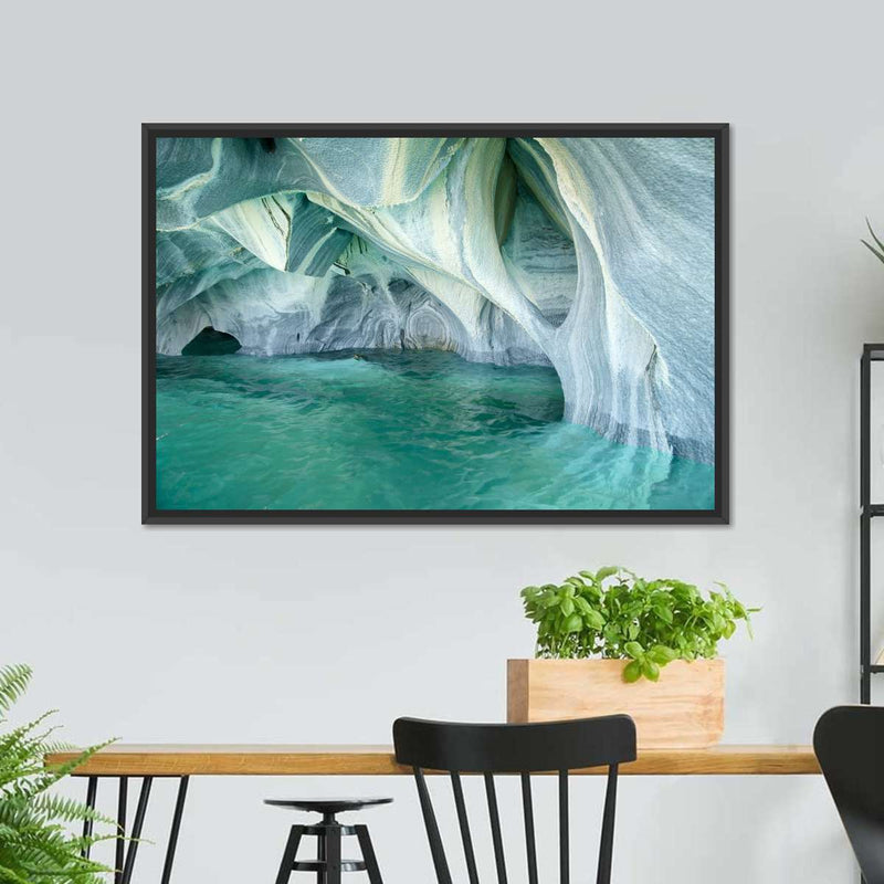Marble Caves Carrera Lake Wall Art
