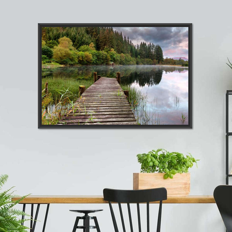 Loch Ard Boathouse Wall Art