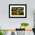 Mesmerizing Japanese Waterfall Wall Art