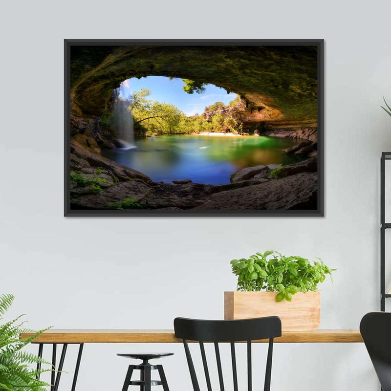 Hamilton Pool And Waterfall Wall Art