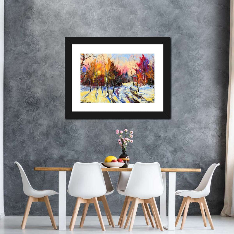 Snowy Forest Wall Art