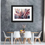 Pink And Silver Abstract Wall Art