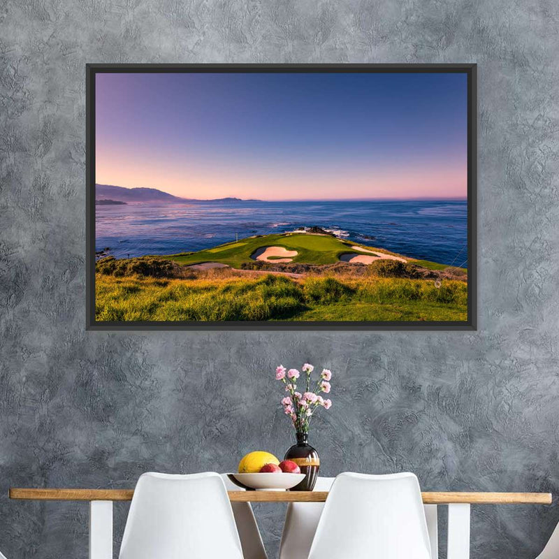 Pebble Beach Blue Sky Wall Art