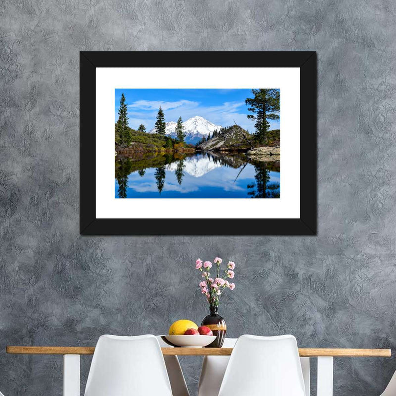 Mount Shasta Heart Lake Wall Art