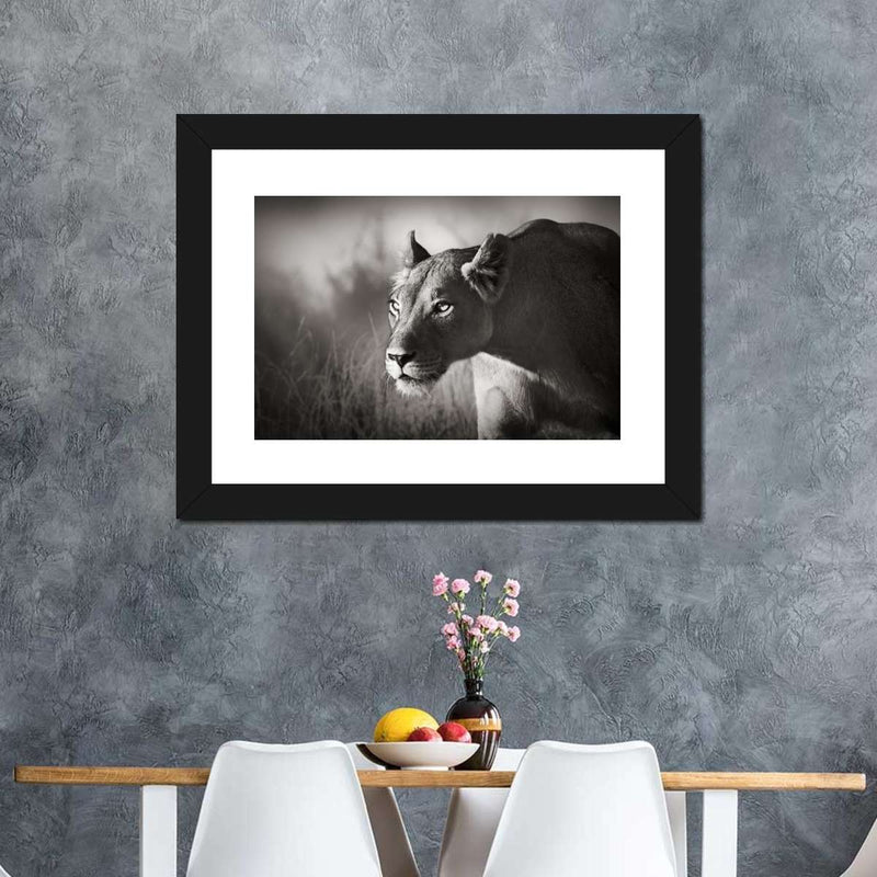 Stalking Lioness Wall Art