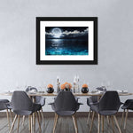 Romantic Full Moon Wall Art