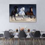 Wild Colorful Horses Wall Art