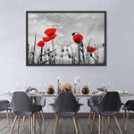 Pop Red Poppies Wall Art