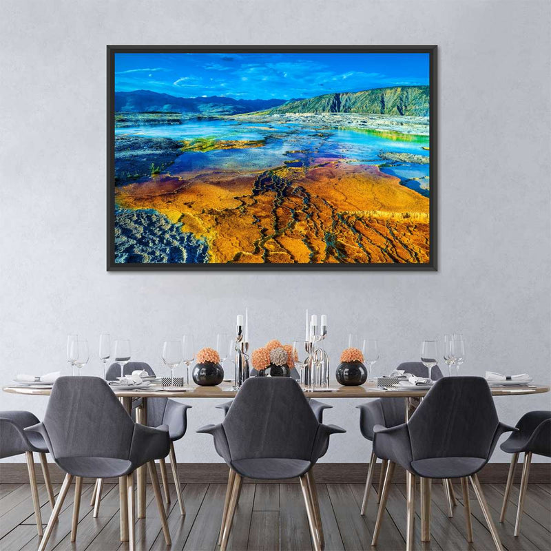 Yellowstone Mammoth Hot Springs Wall Art