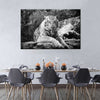 Textured White Tiger Wall Art