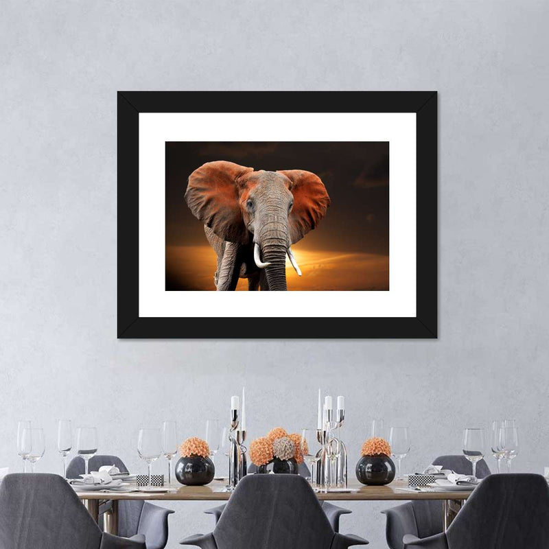 Kenyan Elephant Wall Art
