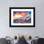 Snowy Mountain Sunrise Wall Art