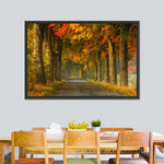 Polish Autumn Road Wall Art