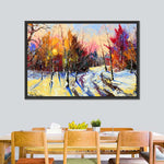 Snowy Forest Wall Art