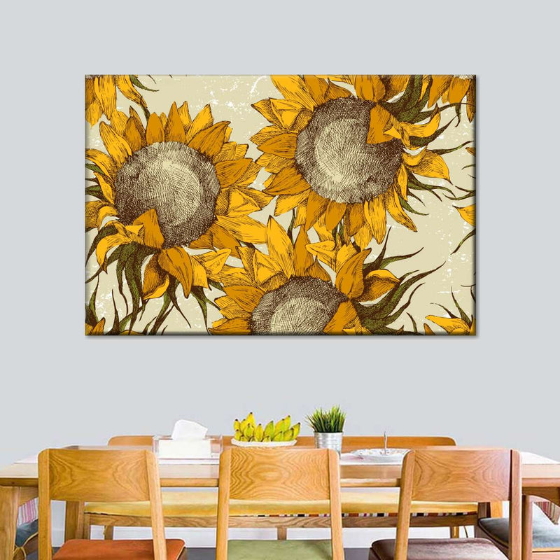 Yellow Sunflowers Wall Art
