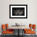 Mesmerizing Gray Owl Wall Art