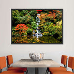 Mesmerizing Japanese Waterfall Wall Art