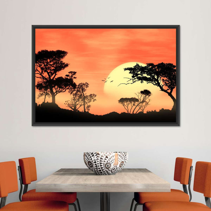 Sunrise In Africa Wall Art