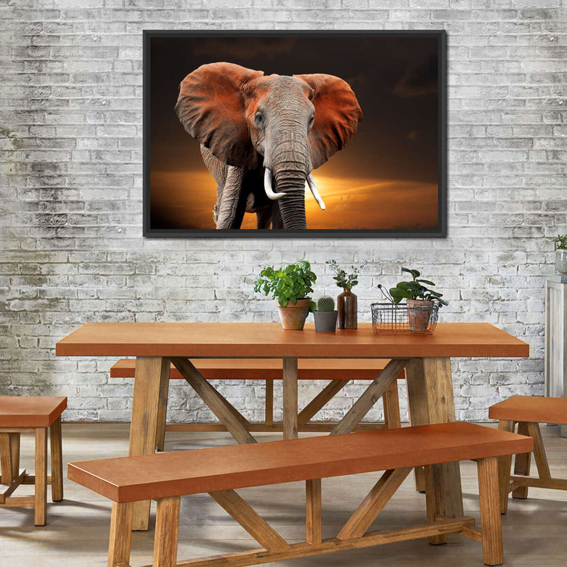 Kenyan Elephant Wall Art