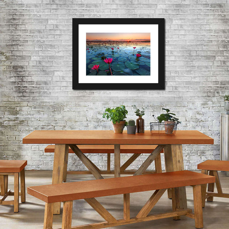 Lake Nong Harn Lotus Wall Art