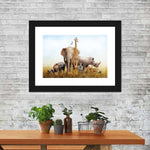 Kenyan Safari Animals Wall Art