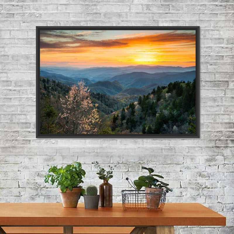 Great Smoky Mountains Sunrise Wall Art