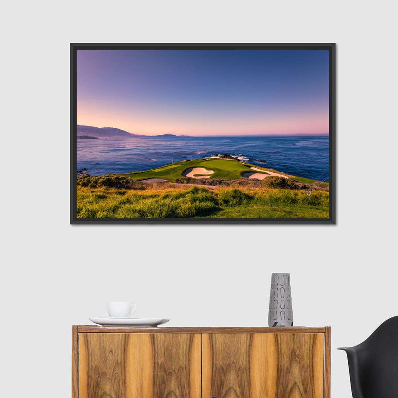Pebble Beach Blue Sky Wall Art