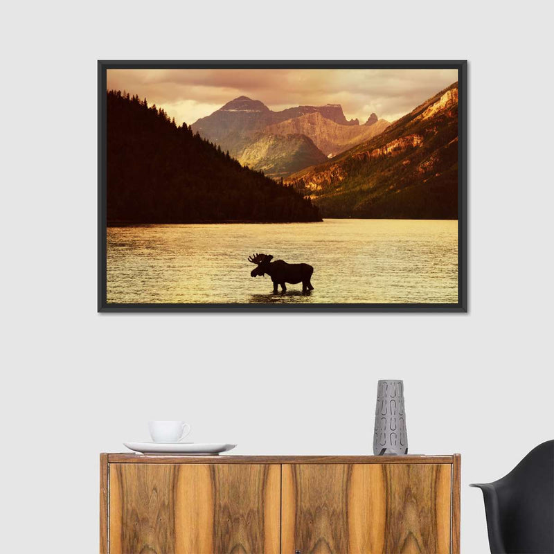Lake Moose Wall Art