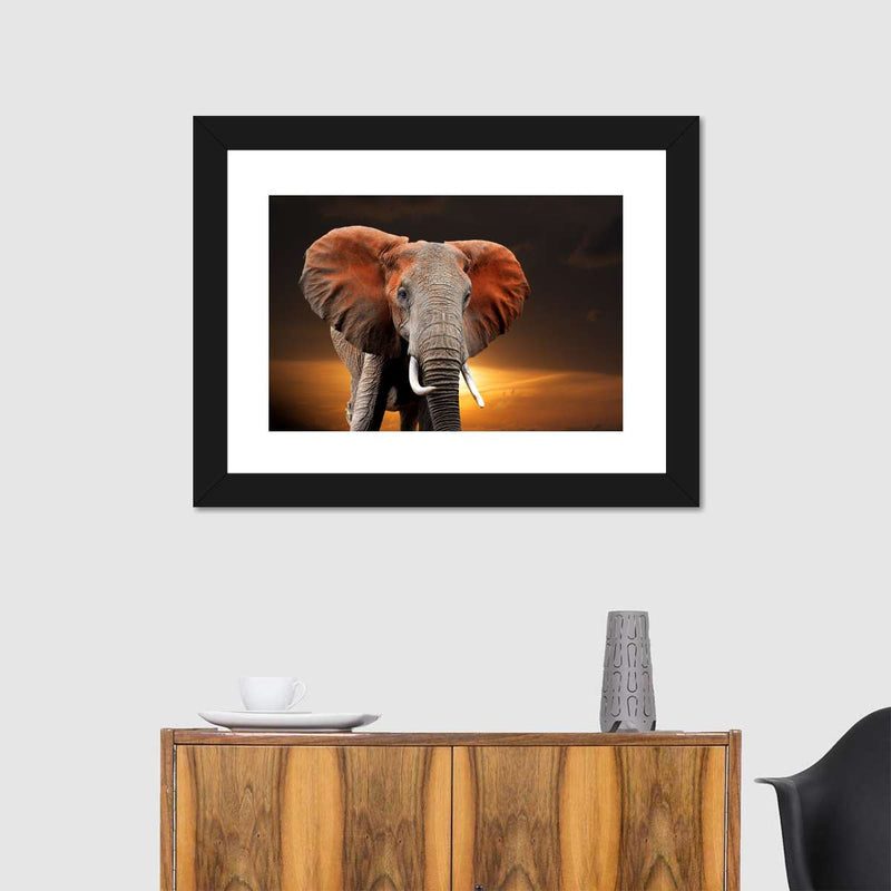 Kenyan Elephant Wall Art