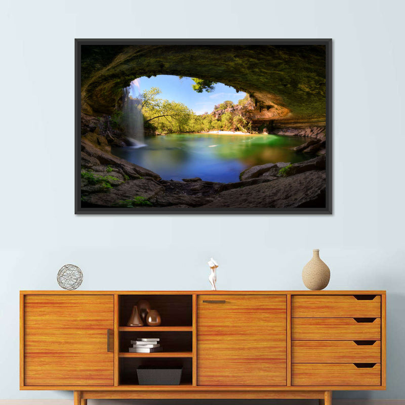 Hamilton Pool And Waterfall Wall Art