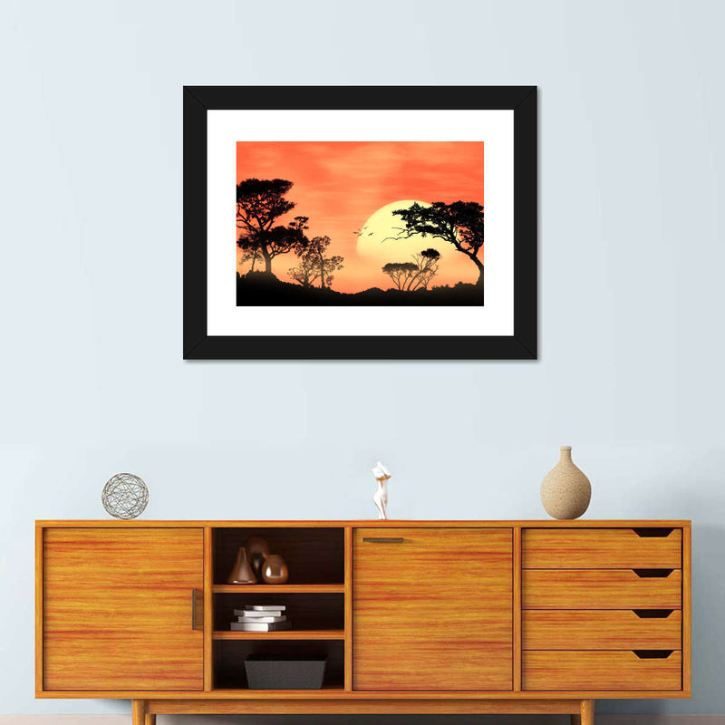 Sunrise In Africa Wall Art