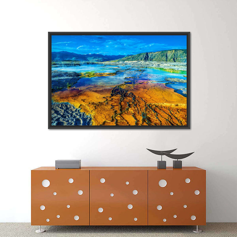 Yellowstone Mammoth Hot Springs Wall Art
