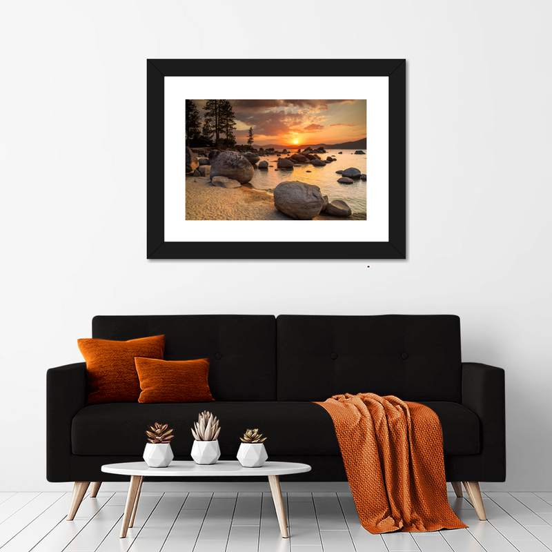 Lake Tahoe Twilight Wall Art