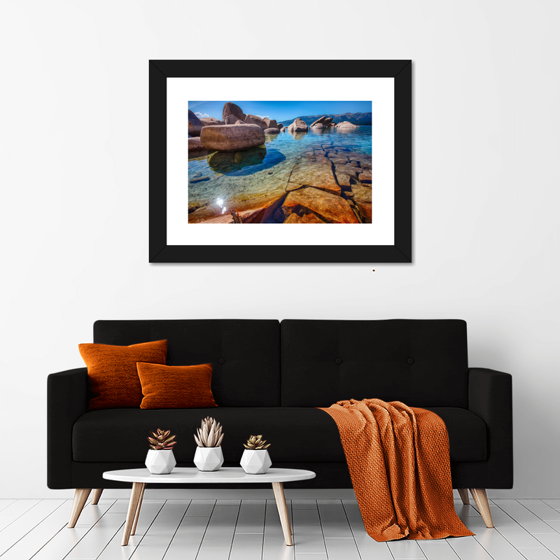 Lake Tahoe Stones Wall Art