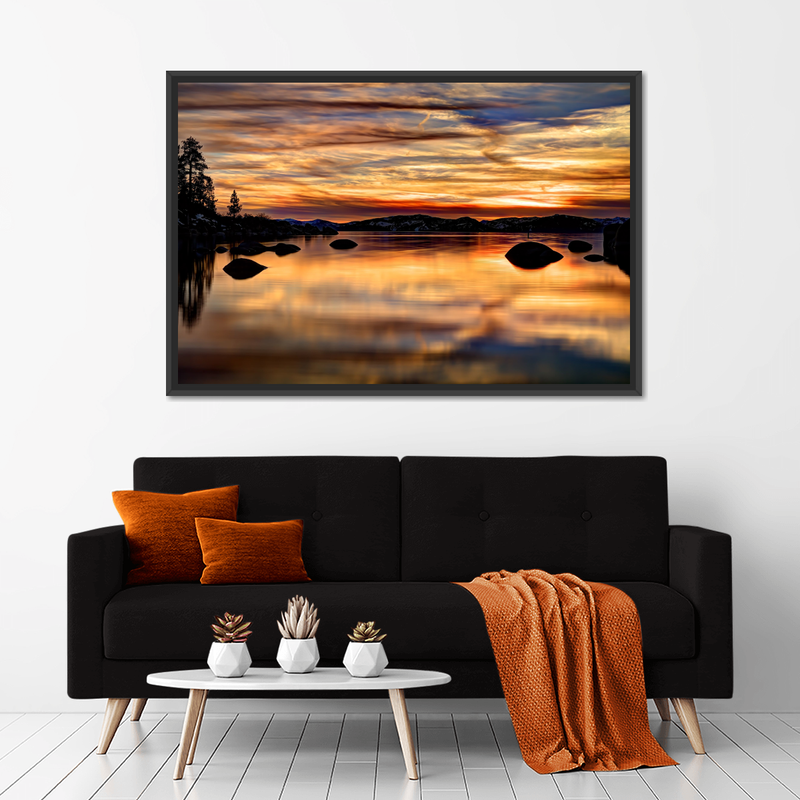 Lake Tahoe Granite Boulders Wall Art
