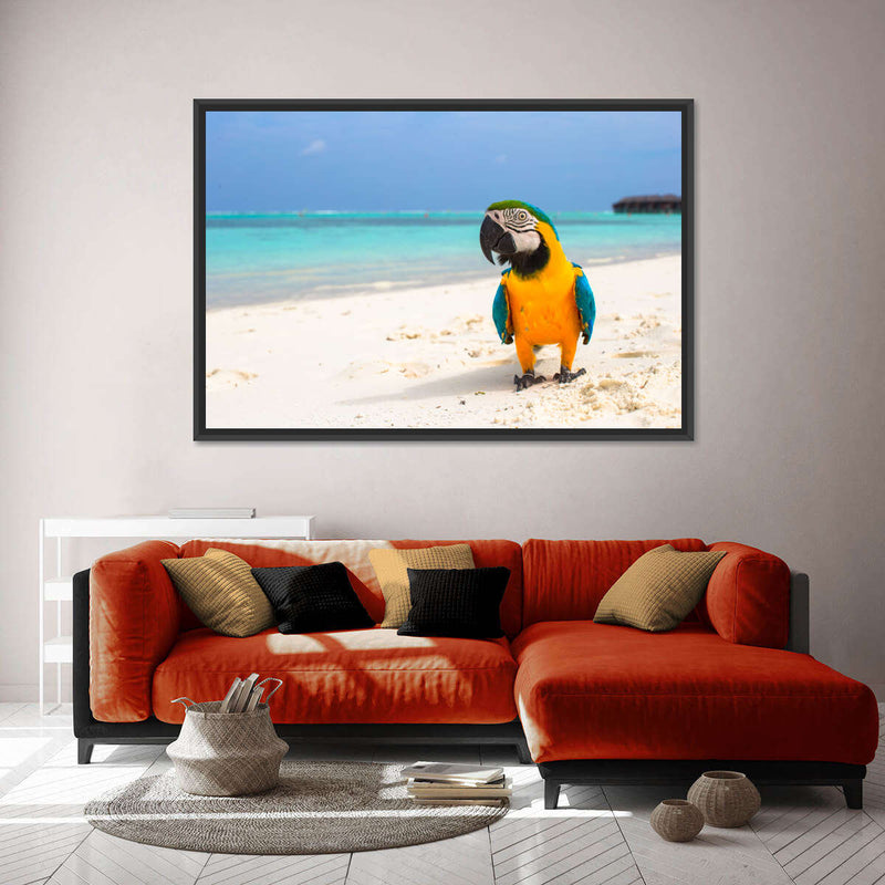 Parrot On Summer Day Wall Art