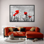 Pop Red Poppies Wall Art