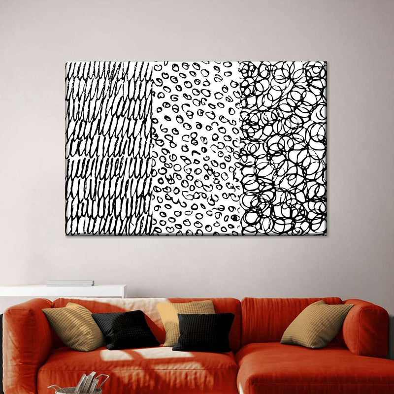 Patterned Simple Abstract Wall Art