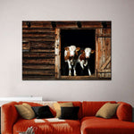 Pair Of Cows Wall Art
