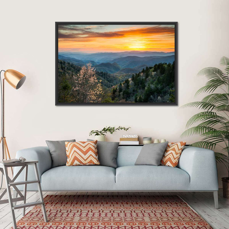 Great Smoky Mountains Sunrise Wall Art