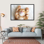 Sleepy Kitty Wall Art