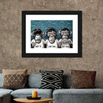 Three Monkeys Wall Art