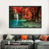 Red Waterfall Wall Art
