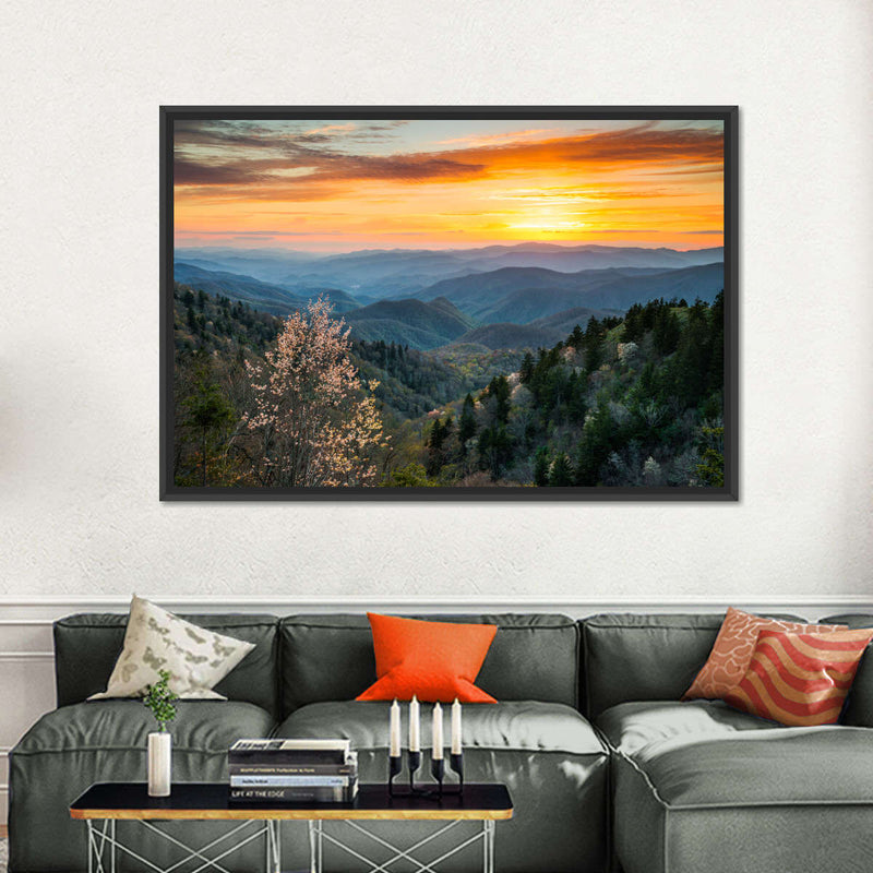 Great Smoky Mountains Sunrise Wall Art