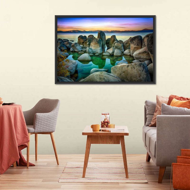Rocks At Lake Tahoe Wall Art