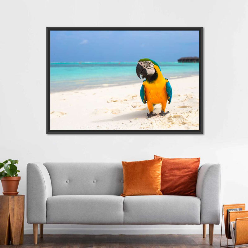 Parrot On Summer Day Wall Art