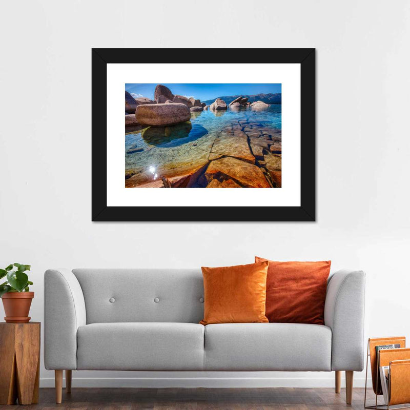 Lake Tahoe Stones Wall Art