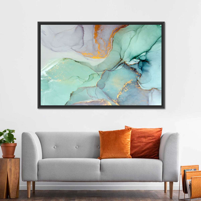 Green Bronze Abstract Wall Art