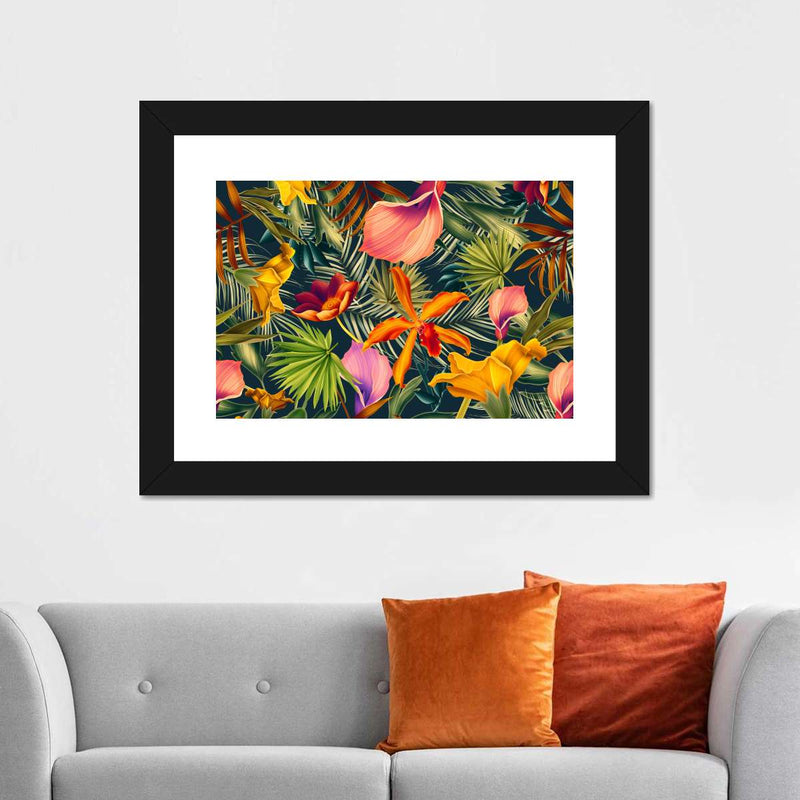 Tropical Floral Wall Art
